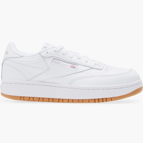 Reebok Women Club C Double Platform Sneaker Size 8.5 White - Picture 3 of 14